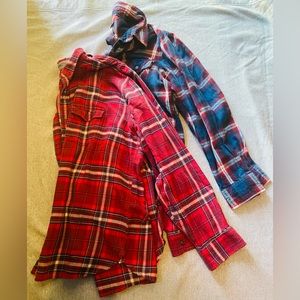 🔴 SET OF TWO PLAID SHIRTS 🔴